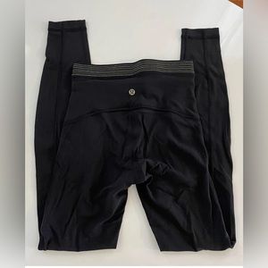 Lulu lemon principal dancer golden lining leggings size 2